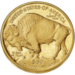 reverse of gold american buffalo coin