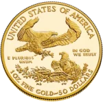 reverse of gold american eagle coin