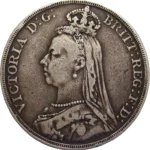 obverse of british crown coin