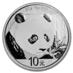 reverse of chinese panda coin