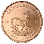 reverse of south african krugerrand coin