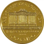 obverse of vienna philharmonic coin