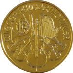 reverse of vienna philharmonic coin