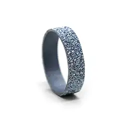 An osmium band ring