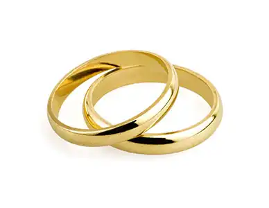 Gold wedding bands