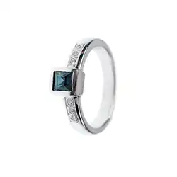 An iridium cocktail ring