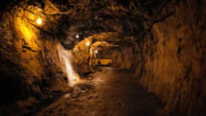 Gold mine how much gold is underground