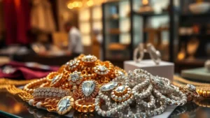 Pile of gold and diamond jewelry, what is more valuable gold or diamonds