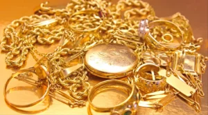 pile of high karat gold jewelry