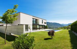 real estate vs gold, a modern home